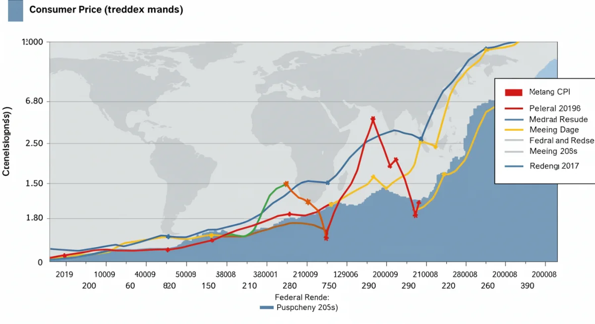 Graph illustrating Consumer Price Index (CPI) trends and Federal Reserve policy points.